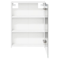 Produktbild för Badrumsspegelskåp för Vit 53,5 x 15,5 x 70 cm Konstruerat trä