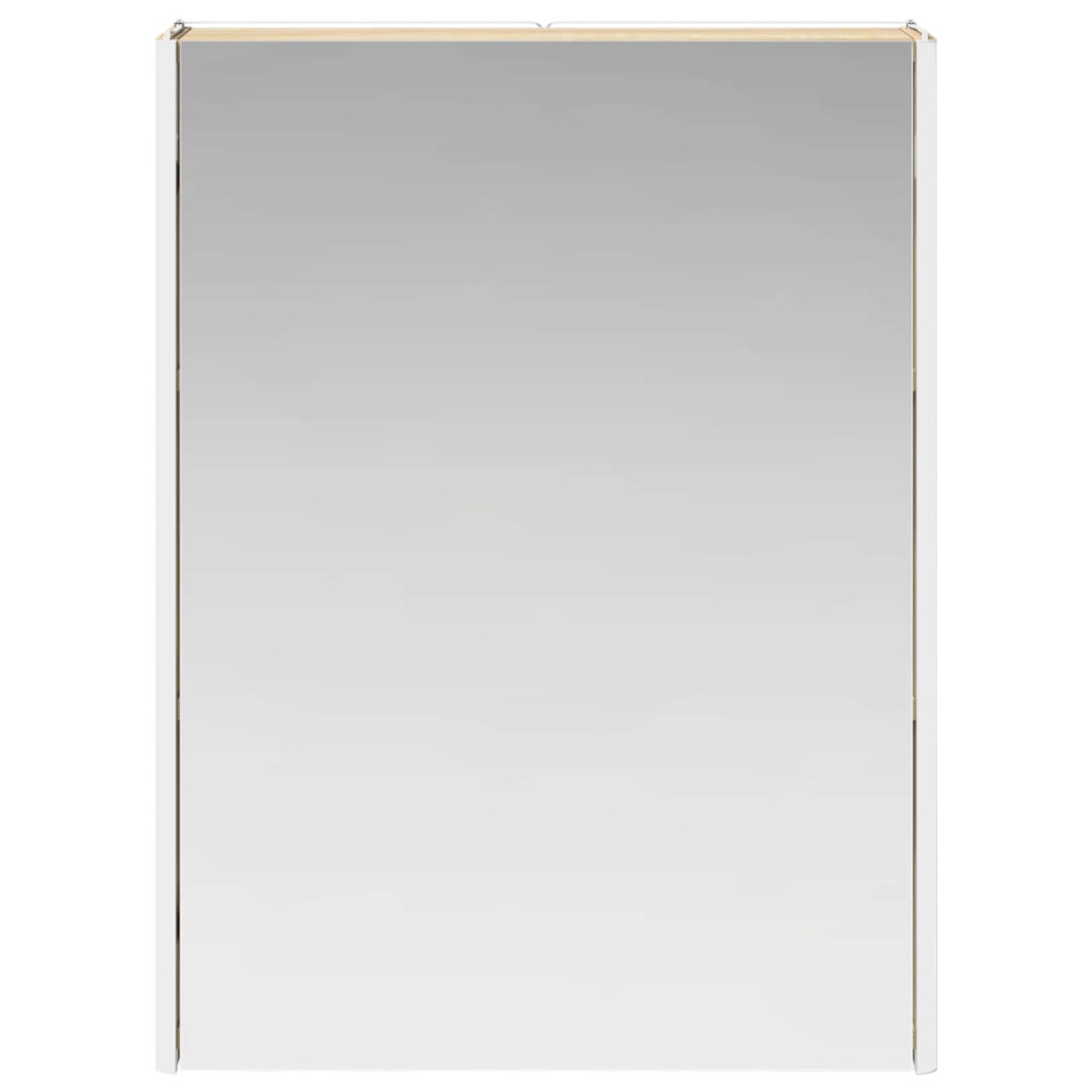 Produktbild för Badrumsspegelskåp Sonoma-ek 53,5 x 15,5 x 70 cm Konstruerat trä