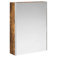 Produktbild för Badrumsspegelskåp Rökt ek 73.5 x 15.5 x 70 cm Konstruerat trä