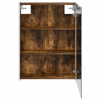 Produktbild för Badrumsspegelskåp Rökt ek 73.5 x 15.5 x 70 cm Konstruerat trä