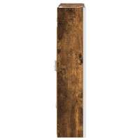 Produktbild för Badrumsspegelskåp Rökt ek 73.5 x 15.5 x 70 cm Konstruerat trä