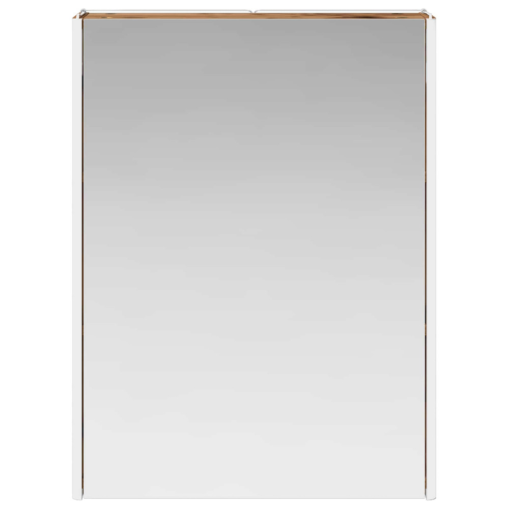 Produktbild för Badrumsspegelskåp Gammalt trä 53,5 x 15,5 x 70 cm