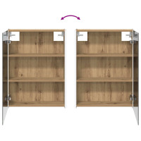 Produktbild för Badrumsspegelskåp Artisan Ek 53,5 x 15,5 x 70 cm