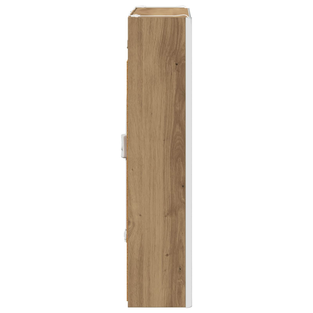 Produktbild för Badrumsspegelskåp Artisan Ek 53,5 x 15,5 x 70 cm