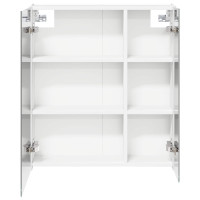 Produktbild för Badrumsspegelskåp för Vit 63,5 x 15,5 x 70 cm Konstruerat trä