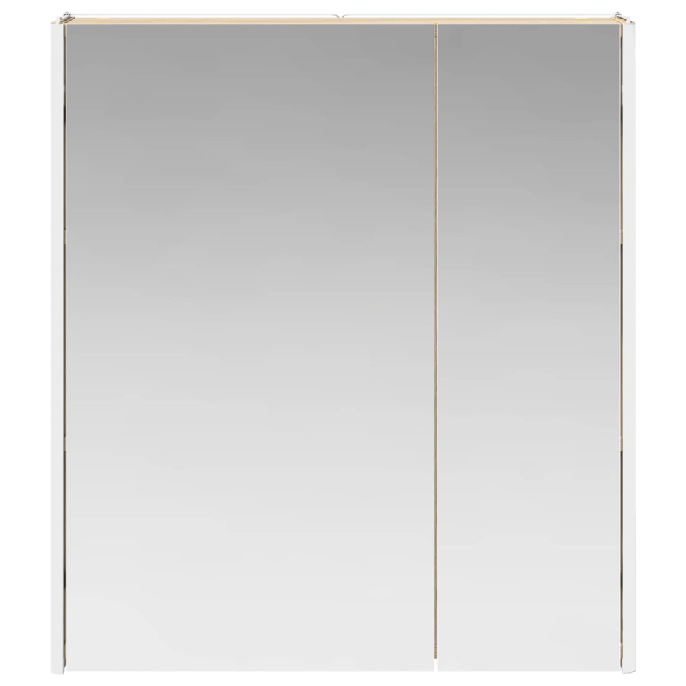 Produktbild för Badrumsspegelskåp Sonoma-ek 63,5 x 15,5 x 70 cm Konstruerat trä