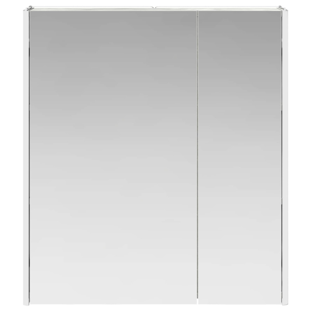 Produktbild för Badrumsspegelskåp Betonggrå 63,5 x 15,5 x 70 cm Konstruerat trä