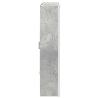 Produktbild för Badrumsspegelskåp Betonggrå 63,5 x 15,5 x 70 cm Konstruerat trä