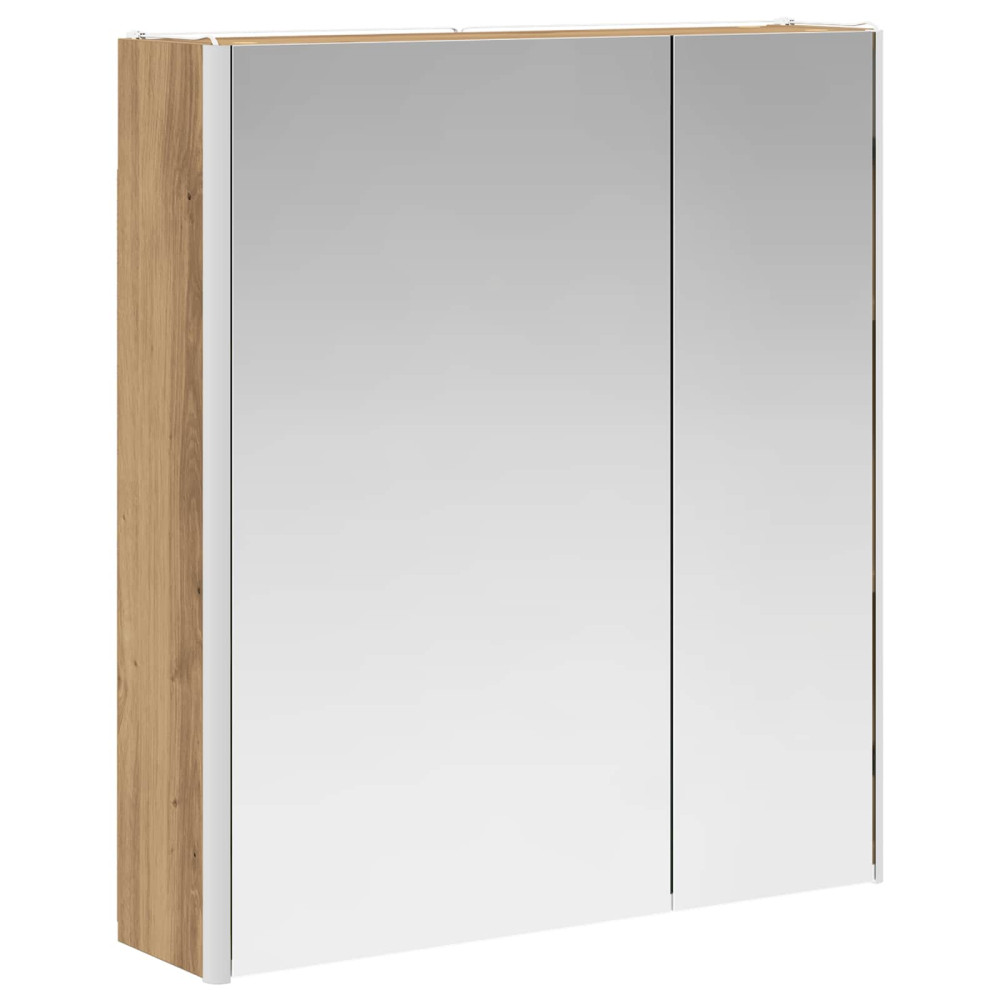 Produktbild för Badrumsspegelskåp Artisan Ek 63,5 x 15,5 x 70 cm