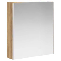 Produktbild för Badrumsspegelskåp Artisan Ek 63,5 x 15,5 x 70 cm