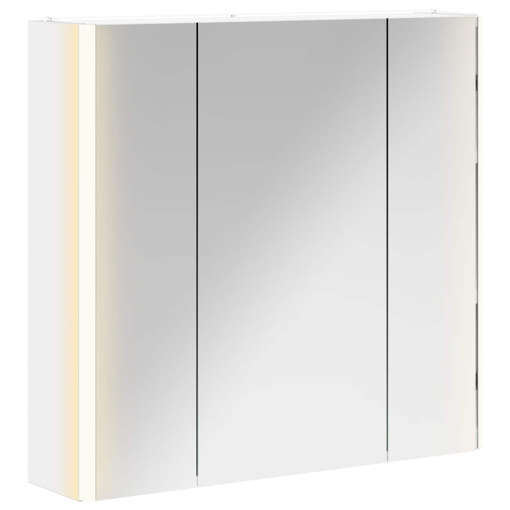 Produktbild för Badrumsspegelskåp för Vit 63,5 x 15,5 x 60,5 cm