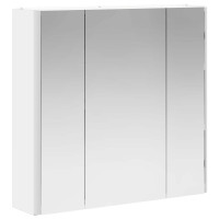 Produktbild för Badrumsspegelskåp för Vit 63,5 x 15,5 x 60,5 cm
