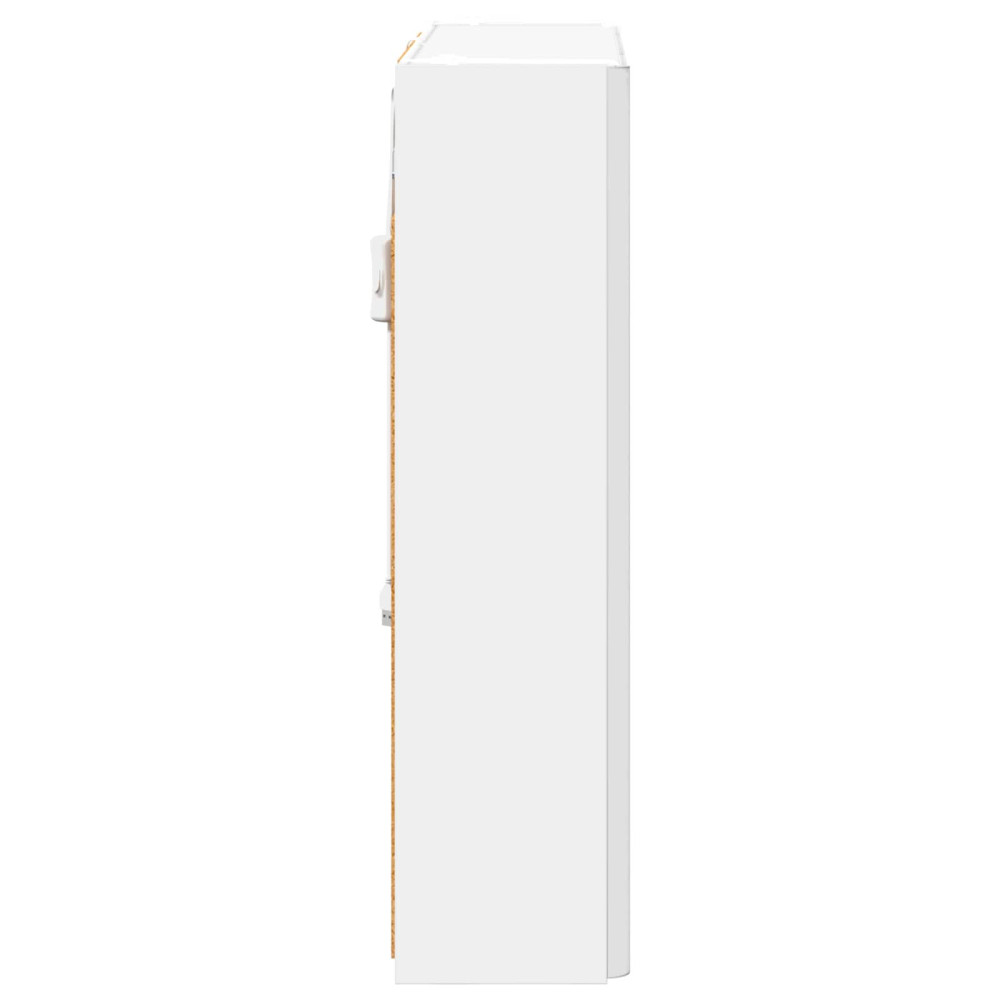 Produktbild för Badrumsspegelskåp för Vit 63,5 x 15,5 x 60,5 cm