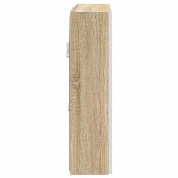 Produktbild för Badrumsspegelskåp Sonoma-ek 63,5 x 15,5 x 60,5 cm