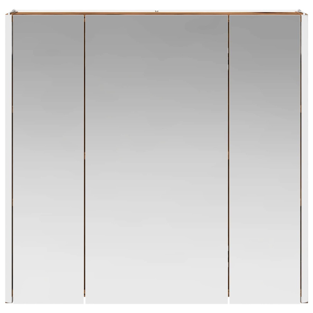 Produktbild för Badrumsspegelskåp Gammalt trä 63,5 x 15,5 x 60,5 cm