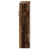 Produktbild för Badrumsspegelskåp Gammalt trä 63,5 x 15,5 x 60,5 cm