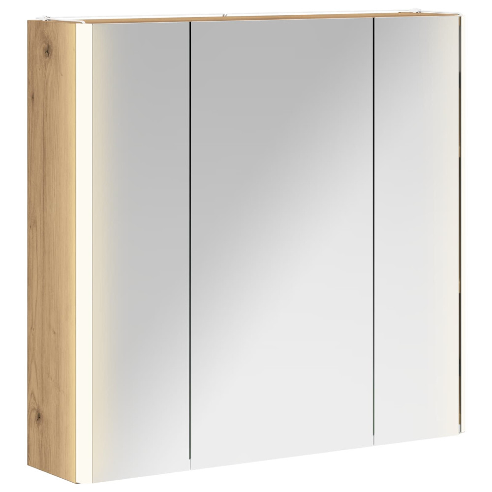 Produktbild för Badrumsspegelskåp Artisan Ek 63,5 x 15,5 x 60,5 cm