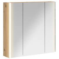 Produktbild för Badrumsspegelskåp Artisan Ek 63,5 x 15,5 x 60,5 cm