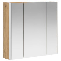 Produktbild för Badrumsspegelskåp Artisan Ek 63,5 x 15,5 x 60,5 cm