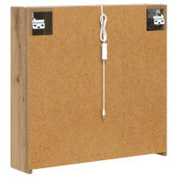 Produktbild för Badrumsspegelskåp Artisan Ek 63,5 x 15,5 x 60,5 cm