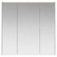 Produktbild för Badrumsspegelskåp Sonoma-ek 73.5 x 15.5 x 70 cm Konstruerat trä