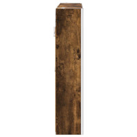 Produktbild för Badrumsspegelskåp Rökt ek 73.5 x 15.5 x 70 cm Konstruerat trä
