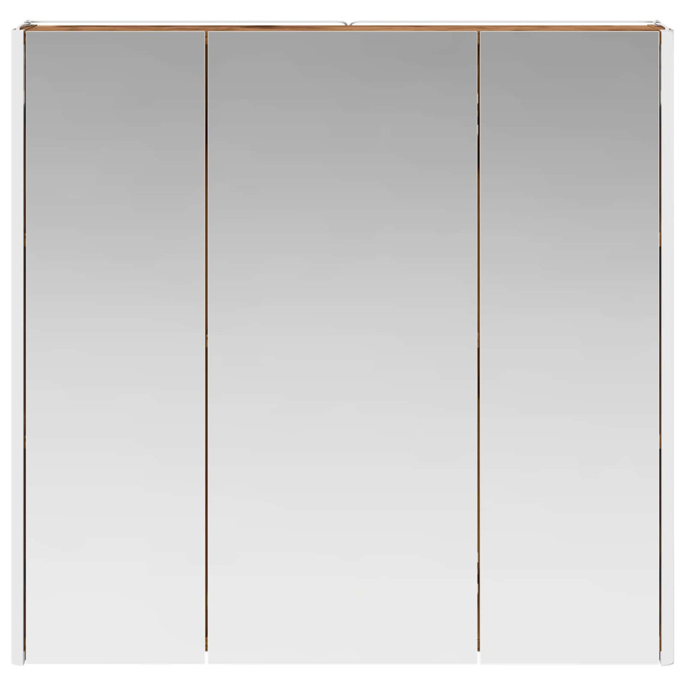 Produktbild för Badrumsspegelskåp med hylla Gammalt trä 73.5 x 15.5 x 70 cm