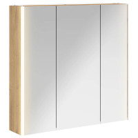 Produktbild för Badrumsspegelskåp med hylla Artisan Ek 73.5 x 15.5 x 70 cm