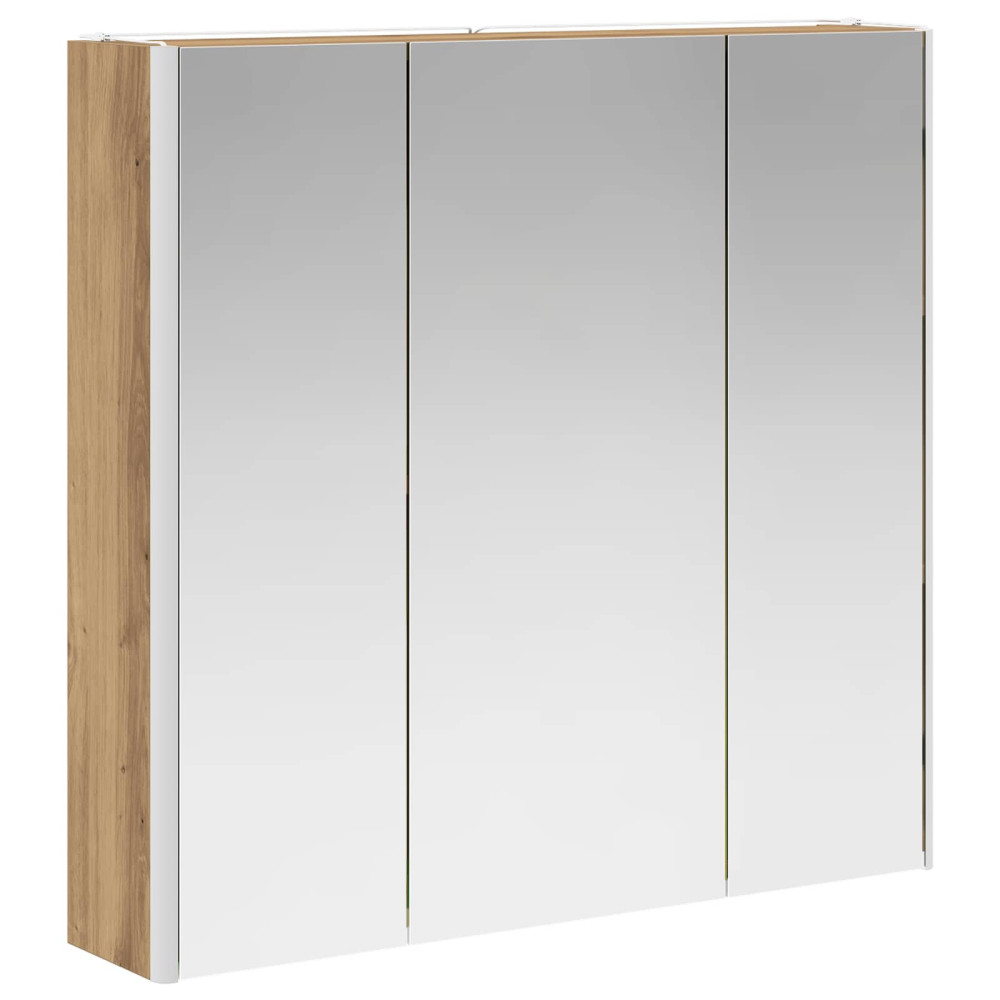 Produktbild för Badrumsspegelskåp med hylla Artisan Ek 73.5 x 15.5 x 70 cm