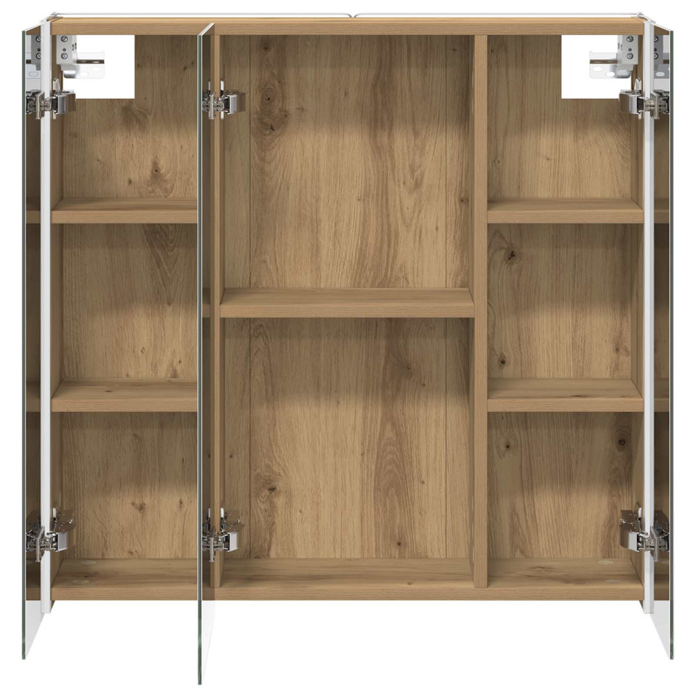 Produktbild för Badrumsspegelskåp med hylla Artisan Ek 73.5 x 15.5 x 70 cm