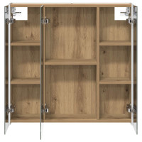 Produktbild för Badrumsspegelskåp med hylla Artisan Ek 73.5 x 15.5 x 70 cm