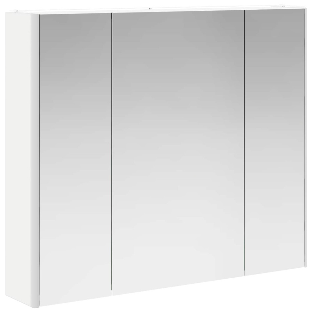 Produktbild för Badrumsspegelskåp för Vit 83,5 x 15,5 x 70 cm Konstruerat trä