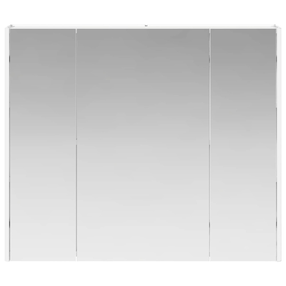 Produktbild för Badrumsspegelskåp för Vit 83,5 x 15,5 x 70 cm Konstruerat trä