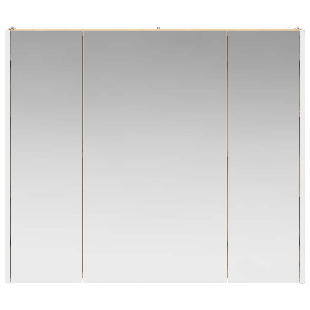 Produktbild för Badrumsspegelskåp Sonoma-ek 83,5 x 15,5 x 70 cm Konstruerat trä