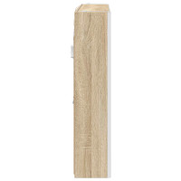 Produktbild för Badrumsspegelskåp Sonoma-ek 83,5 x 15,5 x 70 cm Konstruerat trä