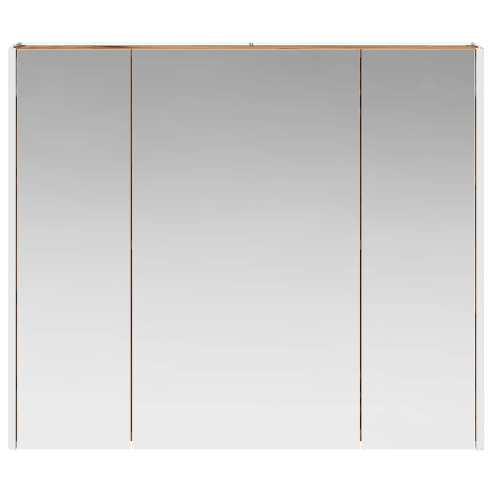 Produktbild för Badrumsspegelskåp Gammalt trä 83,5 x 15,5 x 70 cm
