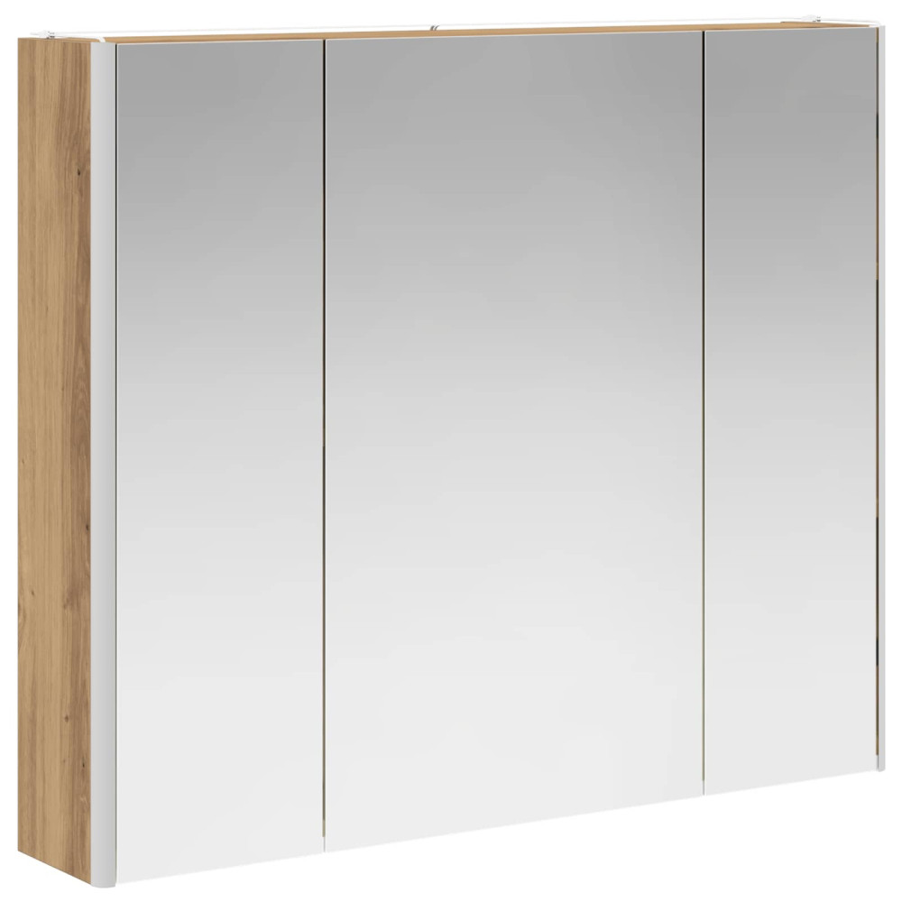Produktbild för Badrumsspegelskåp Artisan Ek 83,5 x 15,5 x 70 cm