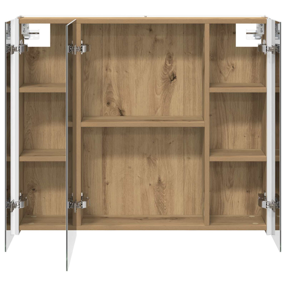 Produktbild för Badrumsspegelskåp Artisan Ek 83,5 x 15,5 x 70 cm