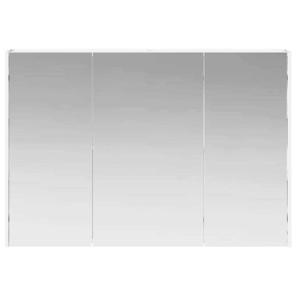 Produktbild för Badrumsspegelskåp för Vit 103,5 x 15,5 x 70 cm Konstruerat trä