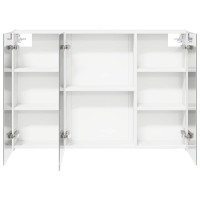 Produktbild för Badrumsspegelskåp för Vit 103,5 x 15,5 x 70 cm Konstruerat trä