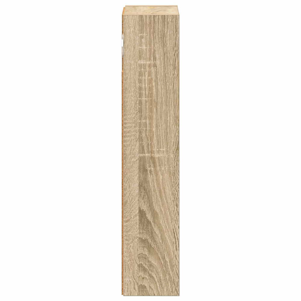 Produktbild för Badrumsväggskåp Sonoma-ek 20 x 10 x 50 cm Konstruerat trä