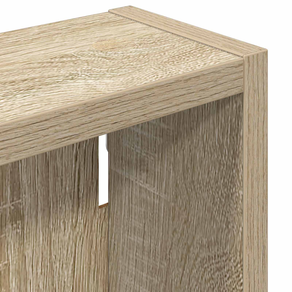 Produktbild för Badrumsväggskåp Sonoma-ek 20 x 10 x 50 cm Konstruerat trä