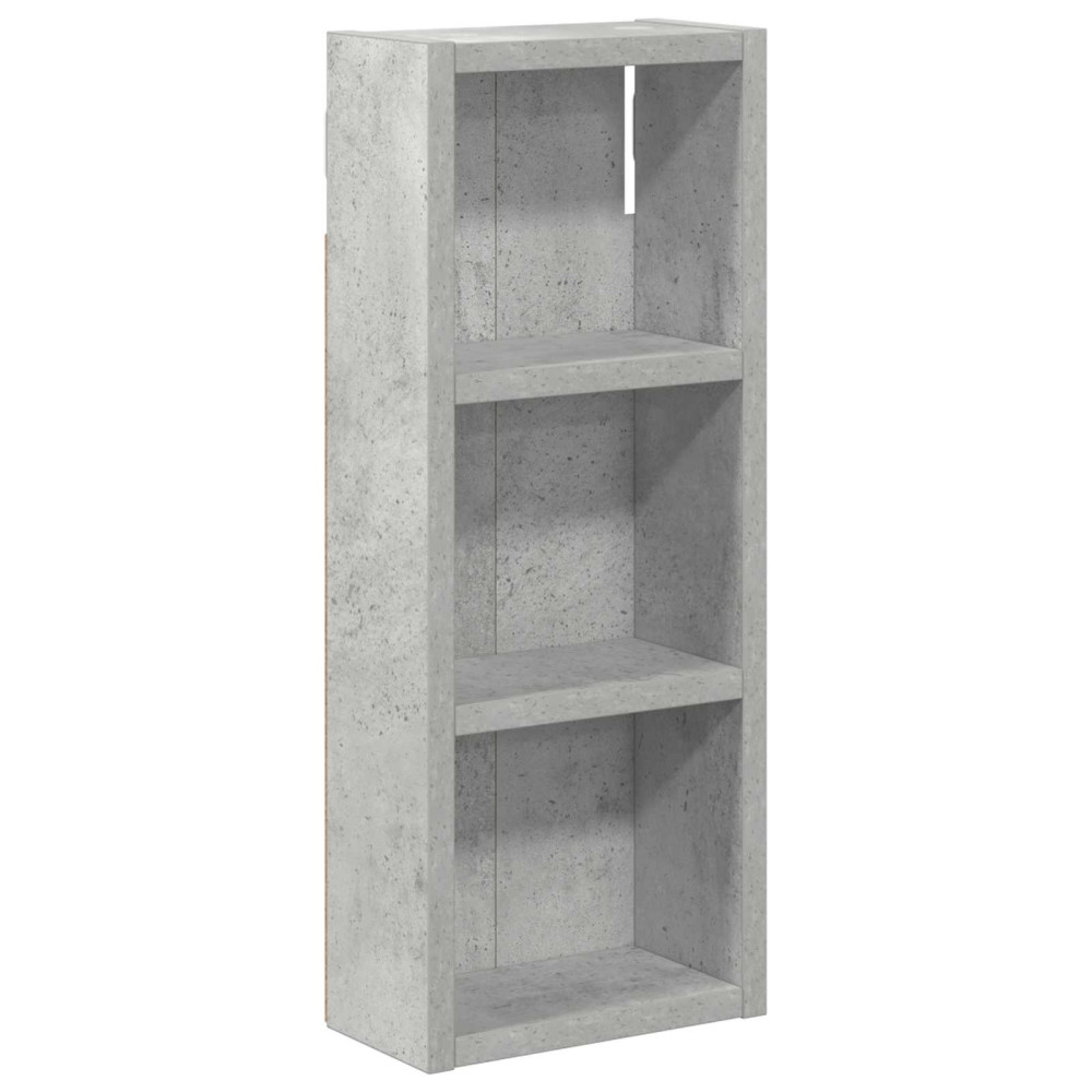 Produktbild för Badrumsväggskåp BetongGrå 20 x 10 x 50 cm Konstruerat trä