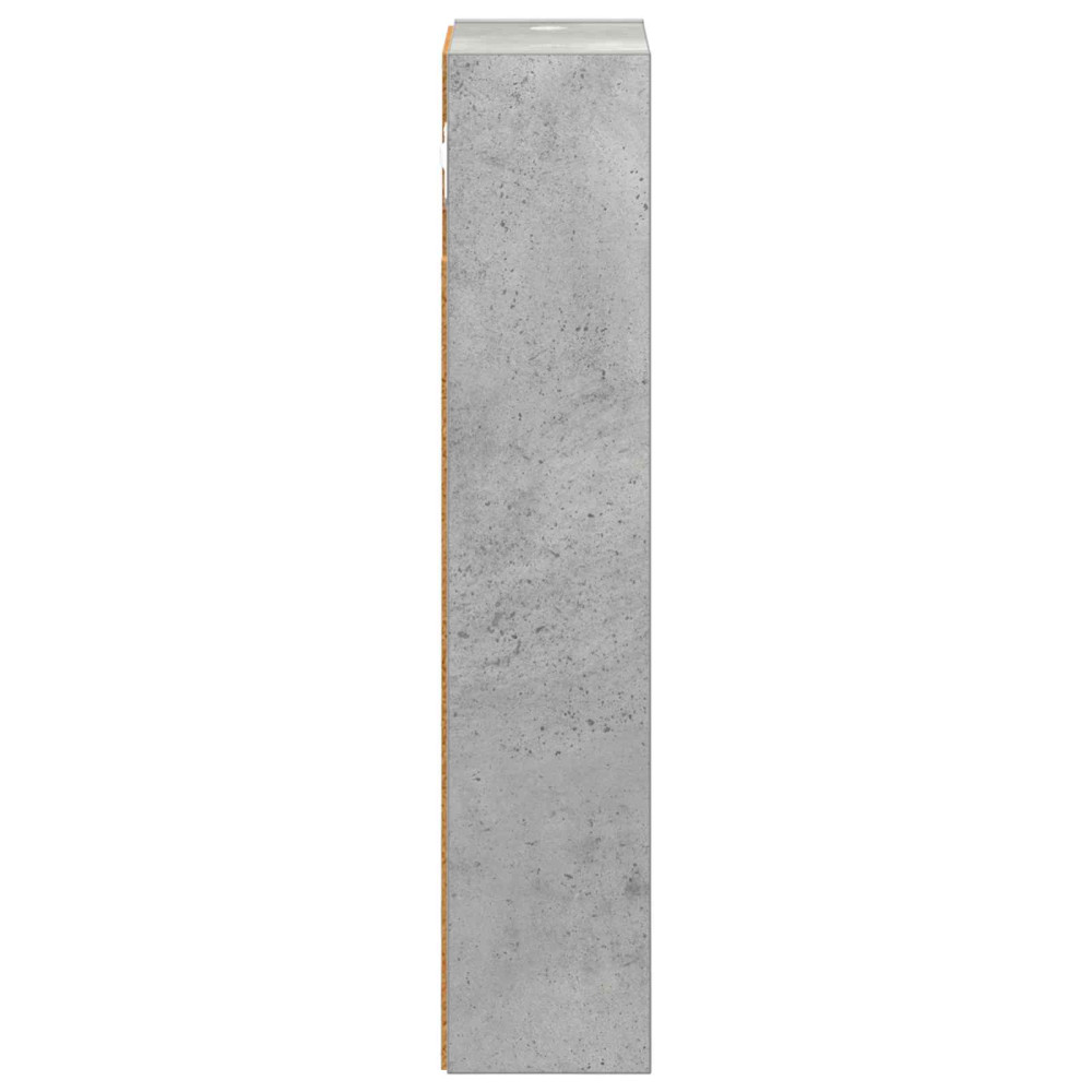 Produktbild för Badrumsväggskåp BetongGrå 20 x 10 x 50 cm Konstruerat trä