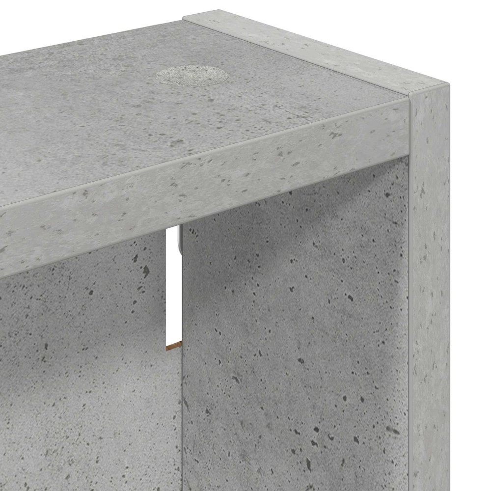 Produktbild för Badrumsväggskåp BetongGrå 20 x 10 x 50 cm Konstruerat trä