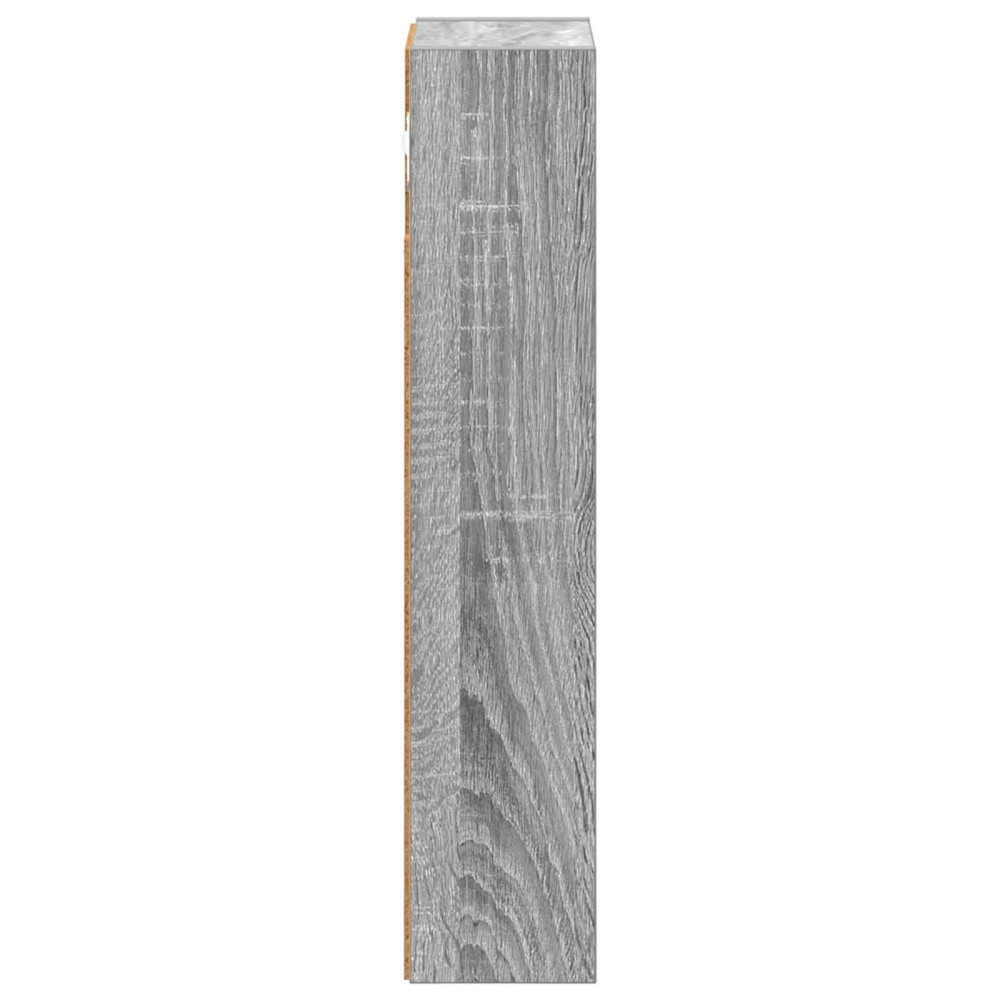 Produktbild för Badrumsväggskåp Grå Sonoma 20 x 10 x 50 cm Konstruerat trä
