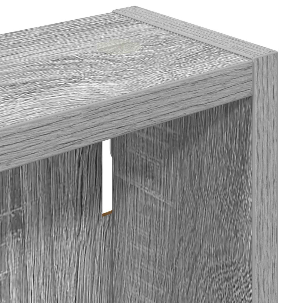 Produktbild för Badrumsväggskåp Grå Sonoma 20 x 10 x 50 cm Konstruerat trä