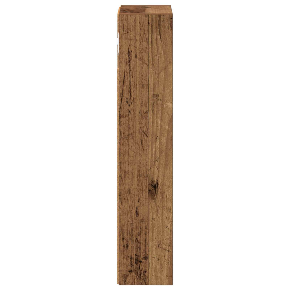 Produktbild för Badrumsväggskåp Gammalt trä 20 x 10 x 50 cm Konstruerat trä