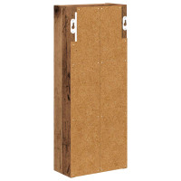 Produktbild för Badrumsväggskåp Gammalt trä 20 x 10 x 50 cm Konstruerat trä