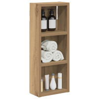 Produktbild för Badrumsväggskåp Artisan Ek 20 x 10 x 50 cm Konstruerat trä